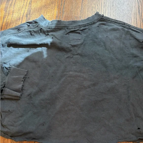 Ohio state distressed cropped long sleeve - Picture 3 of 3